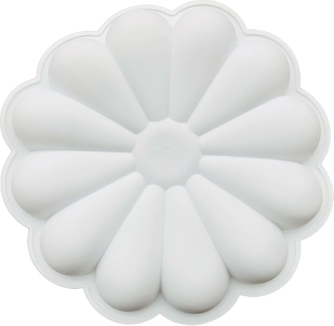 Sunflower Shape Silicone Mold for Baking Mousse Cake Ice Cream Dessert Pudding Brownie Pastry Fondant Jelly Cake Decoration Mold