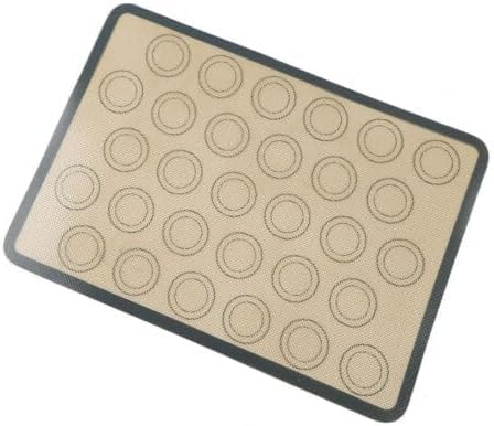 Non-Stick Silicone Baking Mat for Macarons, Pastry, Cookies, and Cakes - 42x29.5cm Silicone Baking Mats & Liners Eco-Friendly Pastry Mats, Baking Tools and Accessories(ZS354)