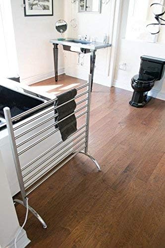 Amba Solo 33" Freestanding 10 Bar Towel Warmer in Brushed