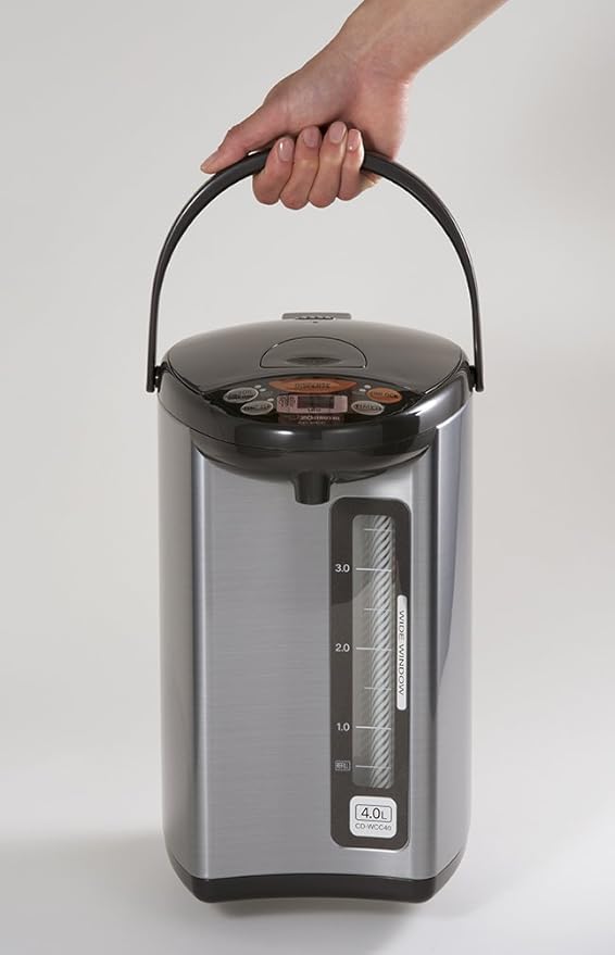 Zojirushi NS-TSC18 Micom Rice Cooker and Warmer, 10-Cups & Micom Water Boiler & Warmer, 135 oz. / 4.0 Liters, Silver
