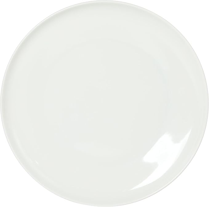 Gibson Home Havenstone 12-Piece Porcelain Dinnerware Set – Dinner Plates, Salad Plates & Bowls, Classic White Everyday Dish Set for Home, Kitchen, Microwave & Dishwasher Safe
