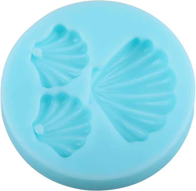 Shell Fondant Silicone Molds for Cake Decorating Cupcake Topper Candy Gum Paste Polymer Clay