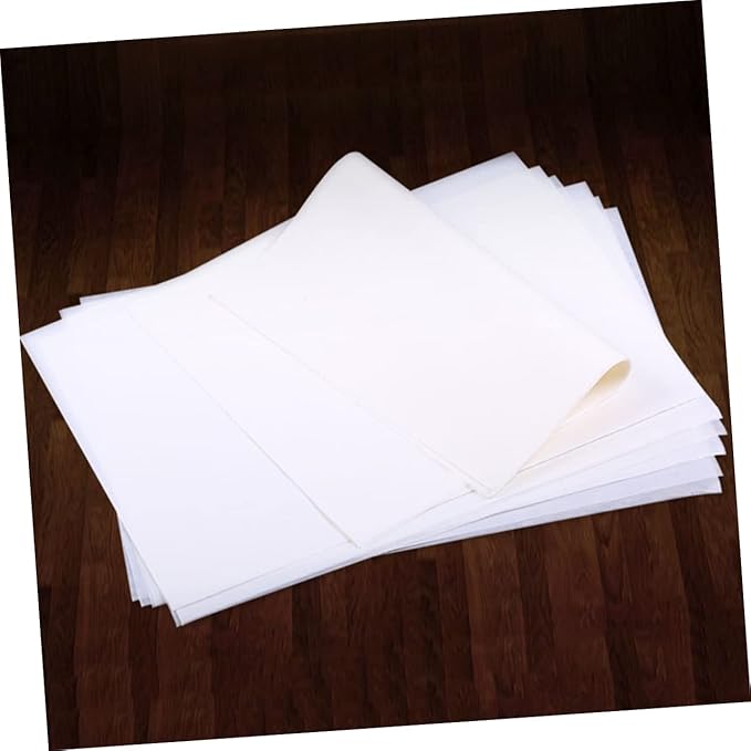 PRETYZOOM 500pcs Food Papper Baking Oil Paper Paper Baking Sheets Dehydrator Sheets Non Stick Mat for Drying Food