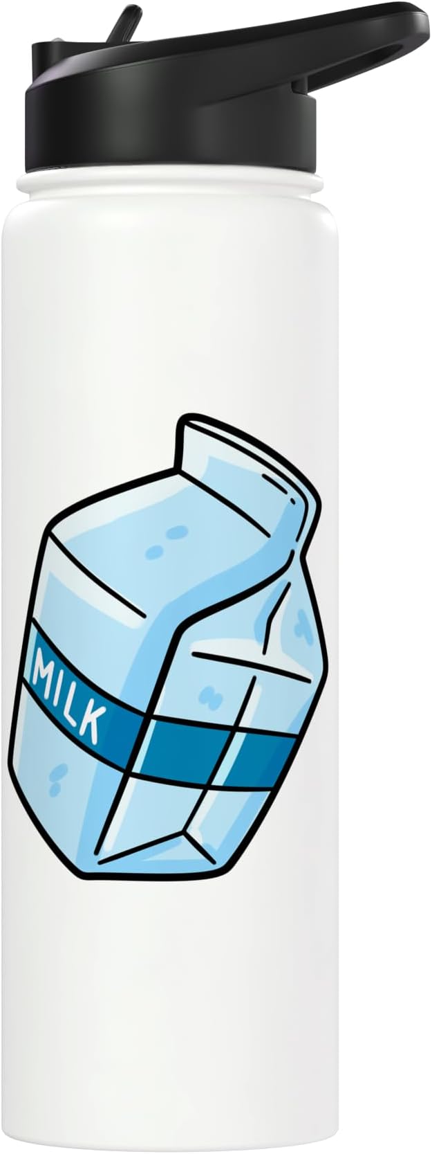 Milk Carton Dairy Lover Stainless Steel Insulated Water Bottle