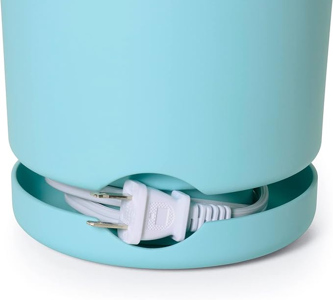 Presto 04811 PopLite My Munch Hot Air Popcorn Popper - Personal Sized, Built-In Serving Bowl, Compact Design, 8 Cups, Blue