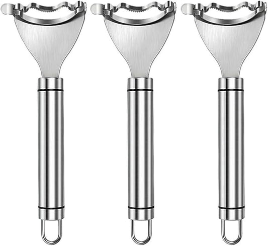 Corn Peeler Cob Stripper, Stainless Steel Cob Remover, Corn Planer Cutter Thresher Scraper, Stripping Tool for Home Kitchen, Corn Scraper 3 PCS