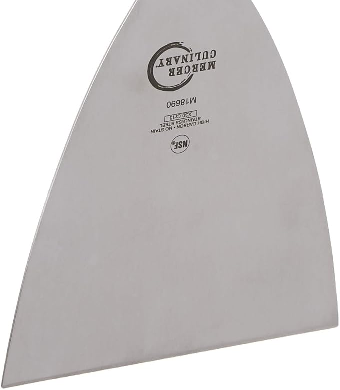 Mercer Culinary Millennia Grill Scraper, 4 Inch x 4-1/2 Inch Blade, Black Handle