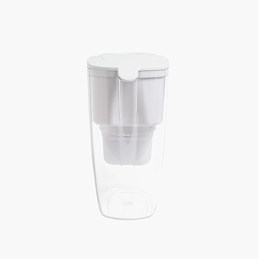 Aquagear Water Filter Pitcher – Lead, Chlorine, PFOA/PFOS, Microplastics Filter, 10 Cup, 120 Gallon Filter Life - Filter Media Made in USA