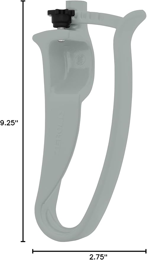 Zeroll 2008 Universal Standard Length EZ Disher Food Portion Control Scoop Designed for Right or Left Hand Use Dishwasher Safe NSF Approved, 2 3/4-Inch, Gray
