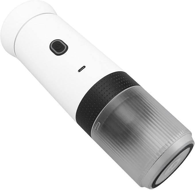 Asixxsix Portable Maker, Rechargeable 2500mAh Battery One Button Operation Travel Coffee Maker, Camping with Rich Flavor Extraction for Travel Office Household (White)