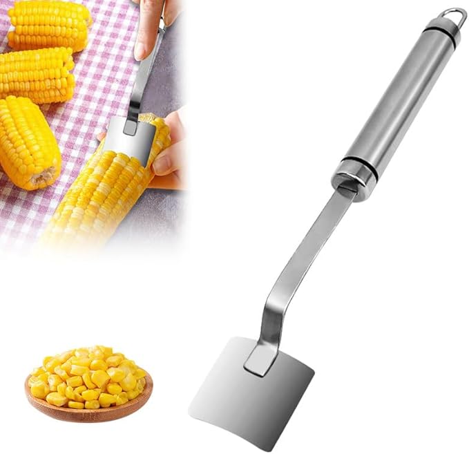 Upgraded Corn Peeler, 2024 New Stainless Steel Corn Cob Stripper Tool Corn Thresher from the Cob, Kitchen Gadget