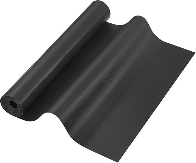 uxcell 11.8IN x 3.9FT Silicone Baking Mat Rolls, Heat Resistant Baking Mats, Non-Stick Pastry Mats, Non-Slip Countertop Mats, Refrigerator Liners Black