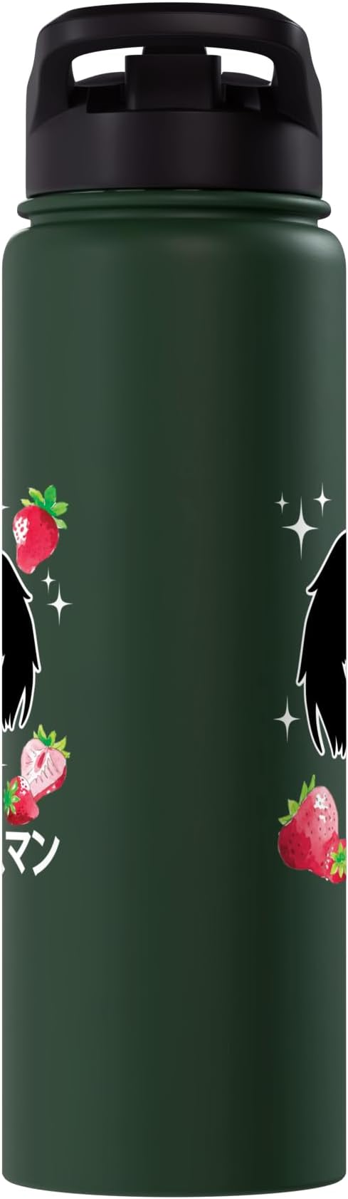 Mothman Kawaii Strawberry Milk Shake Carton Stainless Steel Insulated Water Bottle