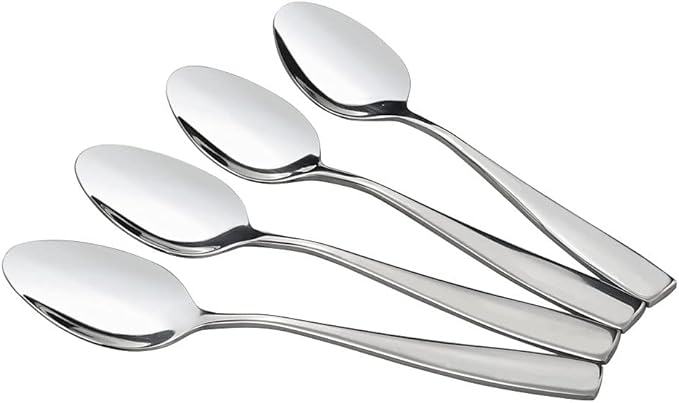 16-Piece Dinner Spoons, Stainless Steel, 8.27 Inch