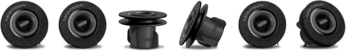 Airtender Reusable Food Grade Silicone Nanostoppers, Extra Wine Bottle and Jar Stoppers for Use with Airtender Wine Vacuum - 6 Nano Stopper Vacuum Plugs