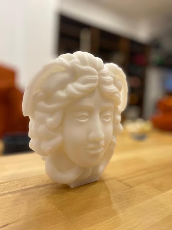 Large Medusa Snake Hair Face Silicone Molds, DIY Goddess Molds for Candle Making, Abstract face Aroma Gypsum Molds for Home Decor Art Crafts