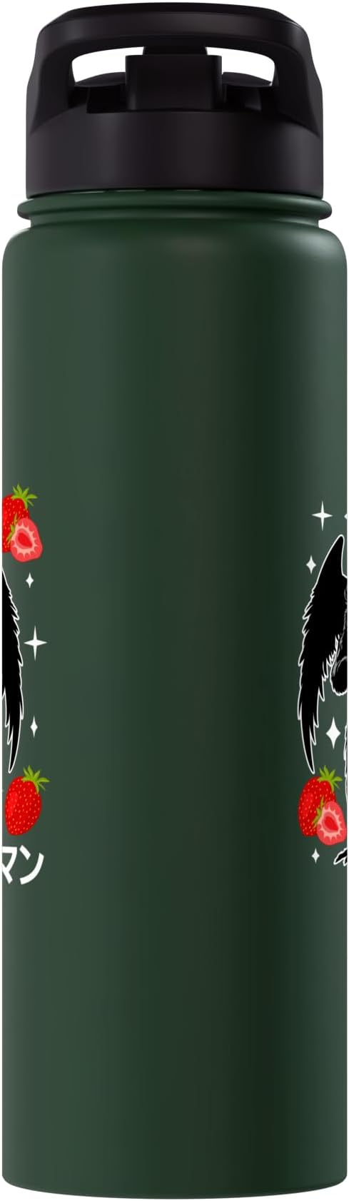 Mothman Kawaii Strawberry Milk Shake Carton Stainless Steel Insulated Water Bottle