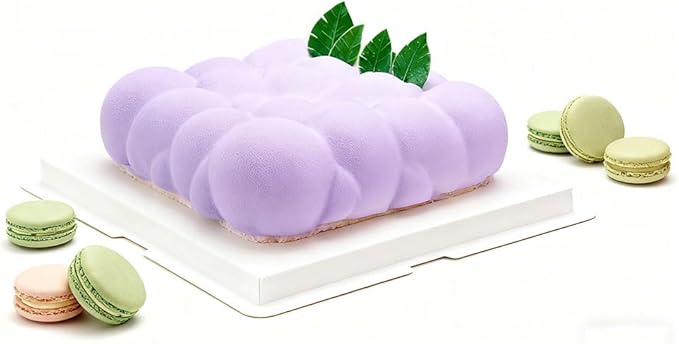 3D Cloud Shape Silicone Mold for Baking Mousse Cake Ice Cream Dessert Pudding Brownie Pastry Fondant Jelly Cake Decoration Mold
