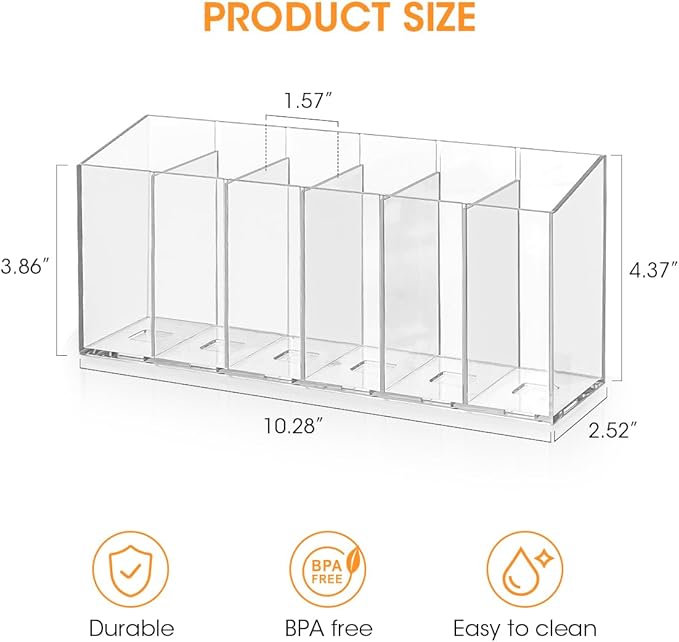 AIEVE 2 Pack Drink Packet Organizer, Water Drink Packet Holder with Removable Dividers for Pantry Organizers and Storage, Water Flavor Powder Mix Holder for Kitchen Storage Organization