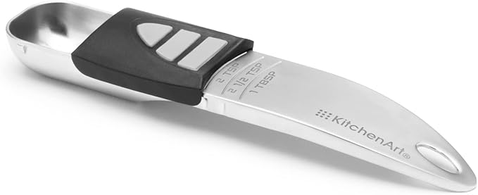 KitchenArt Stainless Steel Pro Adjust-A-Tablespoon, Adjustable Tablespoon