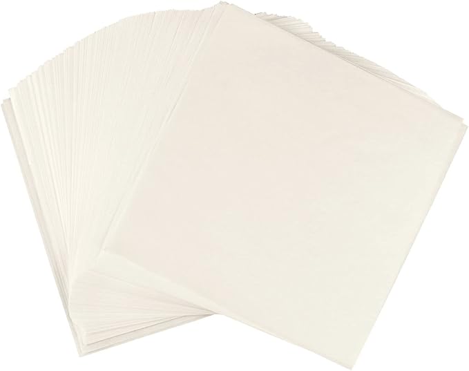 300 Pack Candy Wrappers, Chocolate and Caramel Wrappers Nonstick, Wax Paper Square Sheets,Candy Paper for Caramel,Taffy,Nougat,Treats,Lollipop