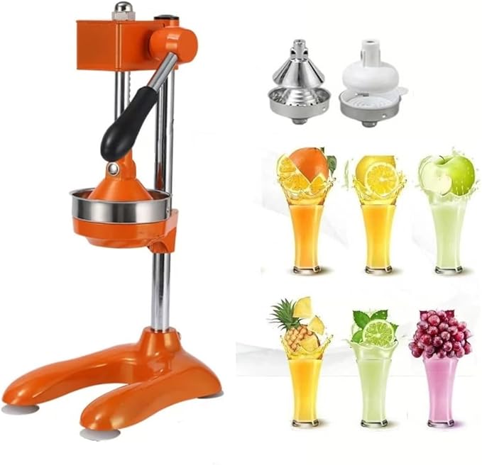 Heavy-Duty Professional Citrus Juicer, Kitchen Juice Squeezer, Easy-to-Clean, Stainless Steel