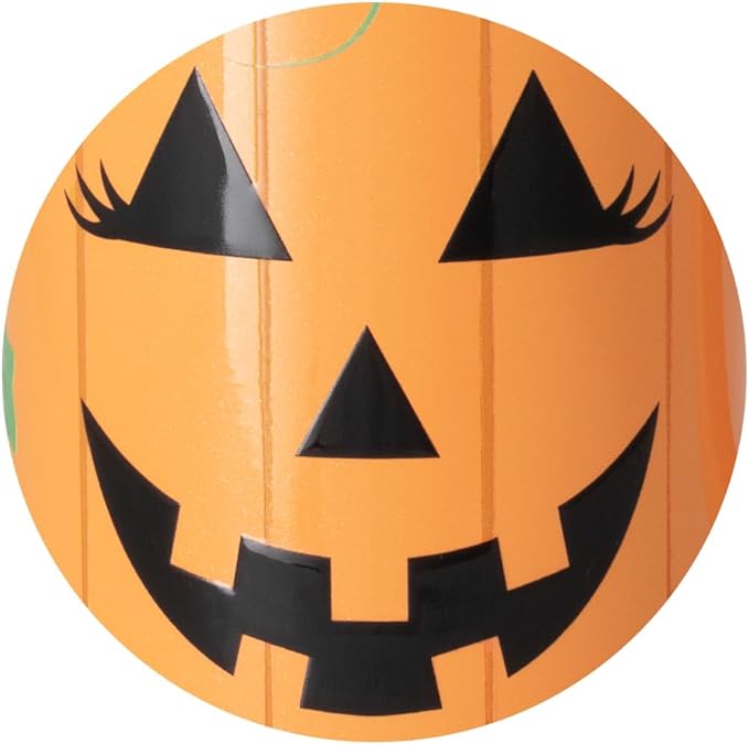Swig Life 24oz Party Cup, Halloween Insulated Travel Coffee Tumbler with EZ Slider Lid, Cup Holder Friendly, Stainless Steel 24 oz Tumbler, Reusable Mug (Boo Crew Pumpkin)