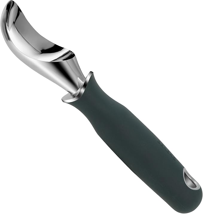 Beneno Heavy Duty Ice Cream Scoop - Upgraded Anti-Fracture Design, Comfortable Grip Long Handle, Effortless Scooping & Dishwasher Safe, Green