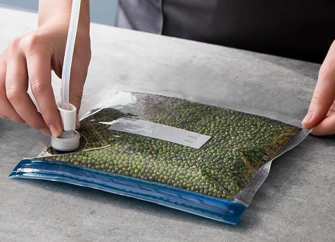 Primewave- Vacuum Sealer Machine for Food Preservation – 120W Powerful Food Saver with 30cm Sealing Width |Dry & Moist Mode| 1-Touch Automatic Operation |10 BPA-Free Vacuum Bags