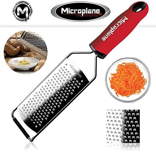 Microplane Gourmet Series Cheese Grater (Coarse, Red)