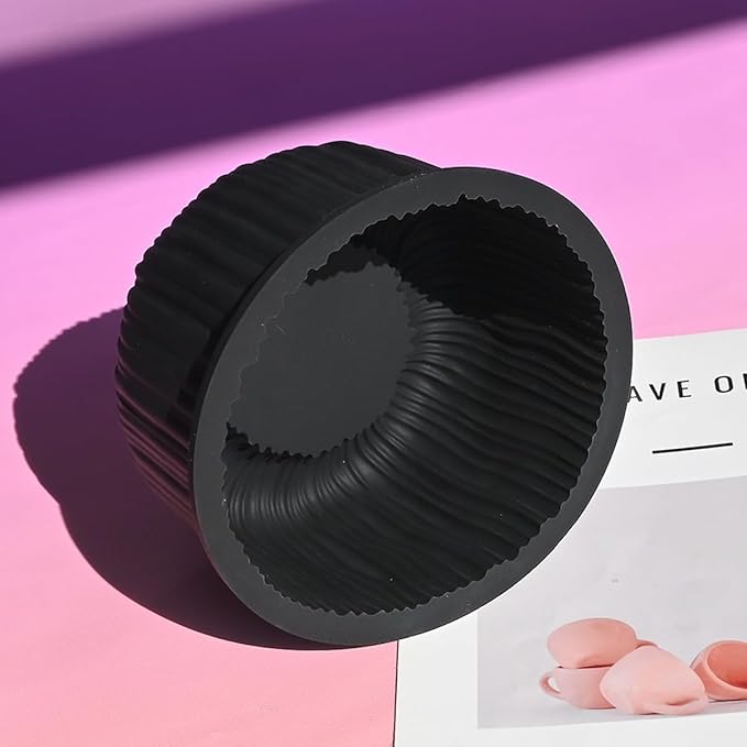 3D Silicone Mold, Cup Shape Non-stick Large Chocolate Baking Tray for Mousse Cake, Dessert, Truffle, Pastry, Jelly, Pudding (H_ Cup)