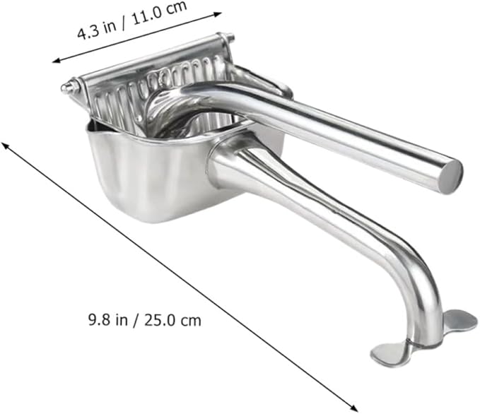 Stainless Steel Manual Fruit Juicer Food-grade Squeezer for and Juice Extraction Ergonomic Handle Labor-saving Design for Home Use