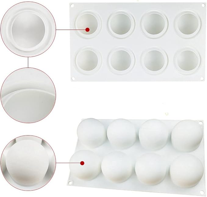 Chocolate Sphere Mold Ball Round Mold Shape Silicone Chocolate Cake Mousse Dessert Baking Pastry Bakeware