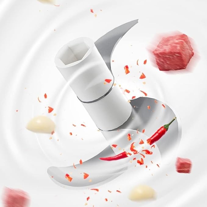Mini Cordless Electric Mini Chopper, Portable Powerful Garlic Chopper, Onion Grinder, Masher, Crusher, Food Processor for Ginger, Chili, Veggie (Size : 150ml)