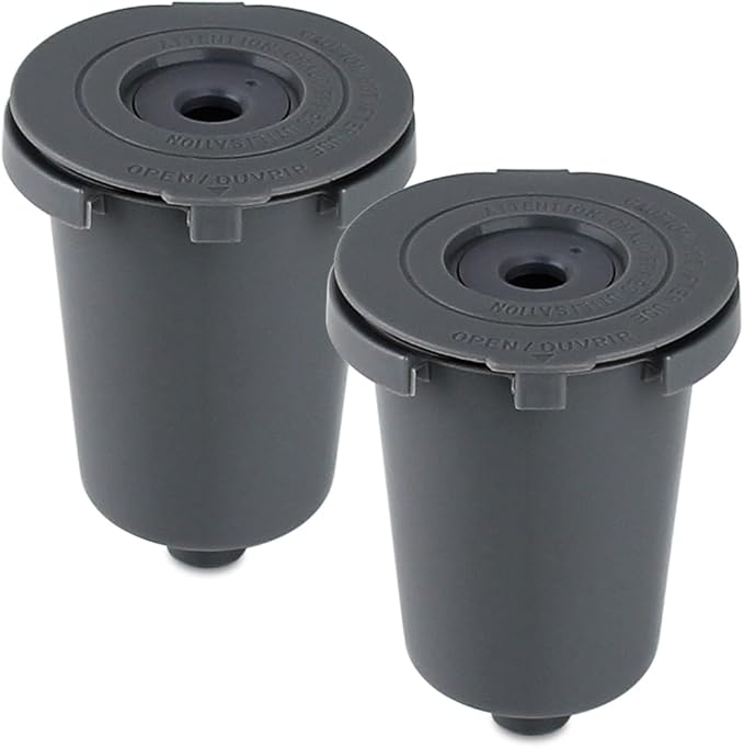 Replacement Parts 2pcs SS-RFC HomeBarista Reusable Filters Cup, Compatible with Cuisinart Single Serve Coffee Makers