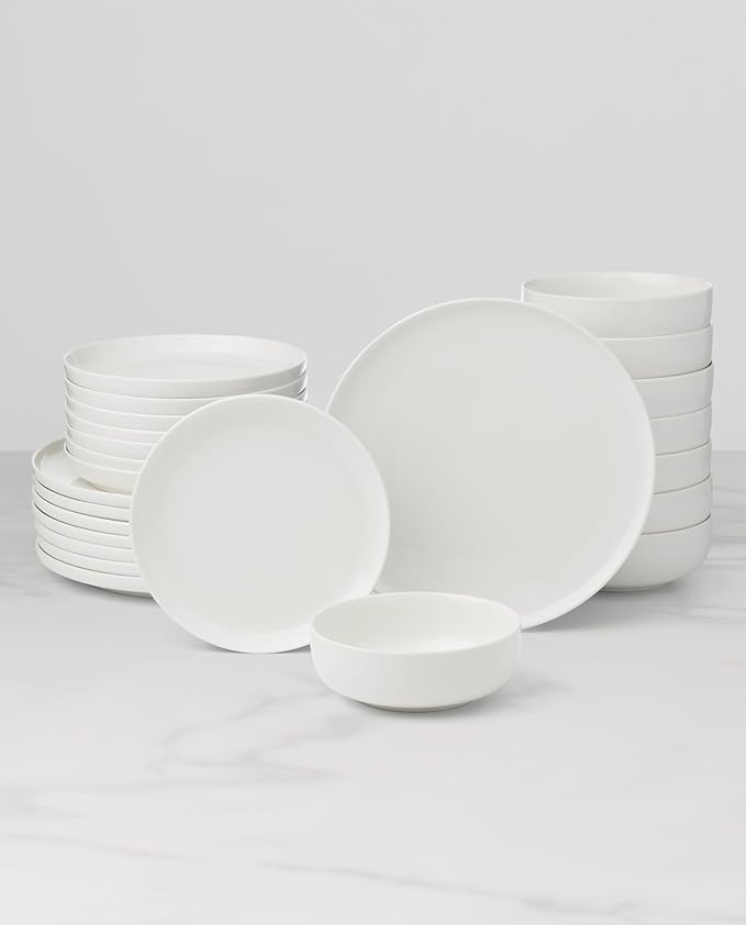 Oneida 899205 24 Seven White 24-Piece Dinnerware Set, Service For 8