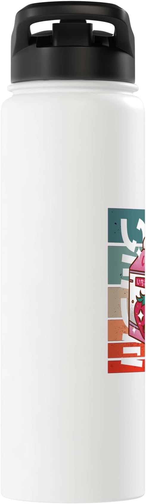 Kawaii Milk Carton Japanese Culture Adorable Strawberry Cute Stainless Steel Insulated Water Bottle