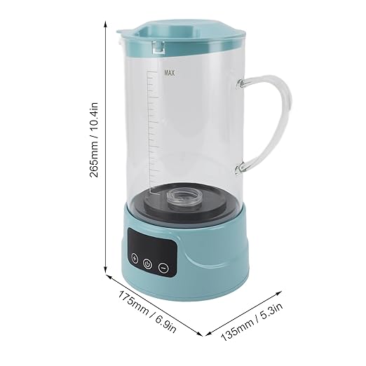 Hydrogen Water Pitcher 1.5L with LED Touch Display, High Borosilicate Glass Hydrogen Generator for Water, Water Machine Electrolysis Technology