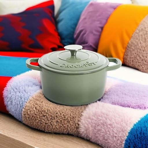 Crock-Pot Artisan Round Enameled Cast Iron Dutch Oven, 7-Quart, Scarlet Red