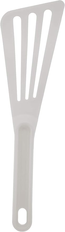 Mercer Culinary Hell's Tools Hi-Heat Slotted Spatula, 12 Inch x 3.5 Inch, White (Pack of 2)
