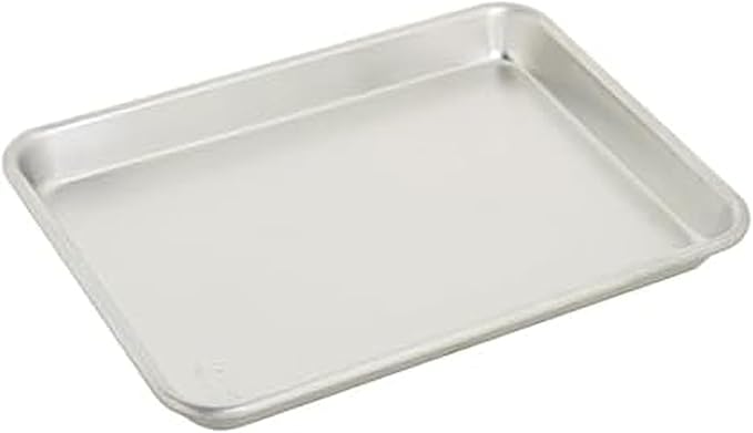 Chigcago Metallic Recyled Aluminum Small 9x13 Baking Sheet, Made With Recylced Aluminum, Perfect For Everyday Baking And Roasting Use