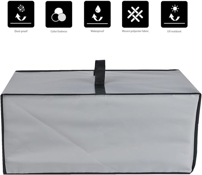 AF-WAN Heavy Duty 600D Long Slot 4 Slice Toaster Dust Cover Waterproof Anti-UV, Perfect for Elite Gourmet ECT-3100/Mueller MT-110ss (Silver)