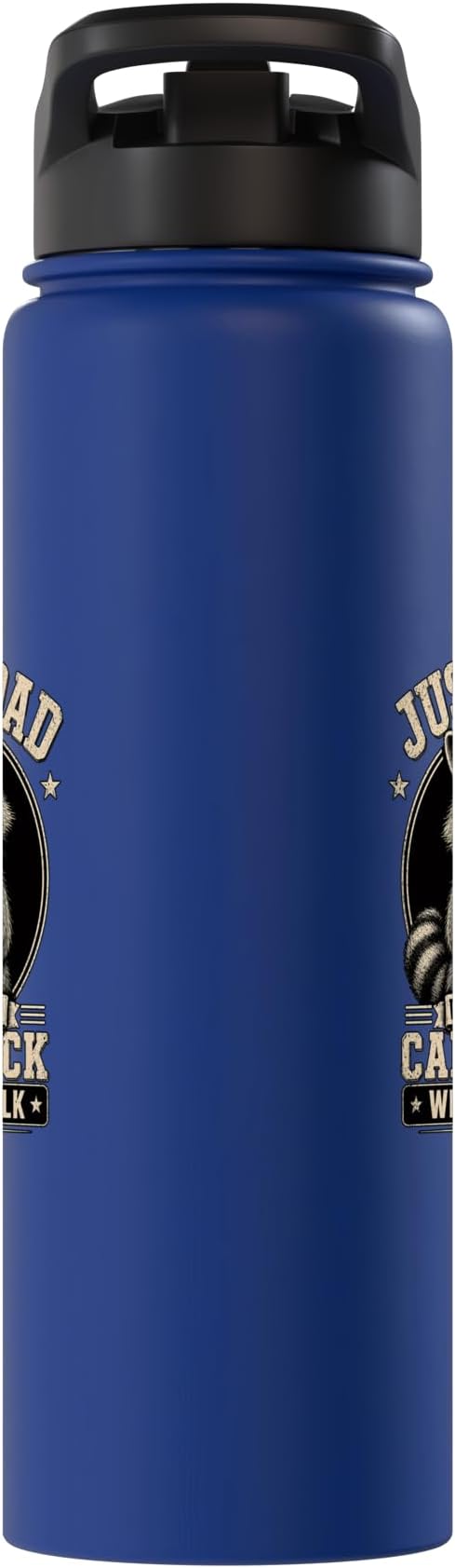 Just A Dad Who Always Came Back With The Milk Fathers Day Stainless Steel Insulated Water Bottle