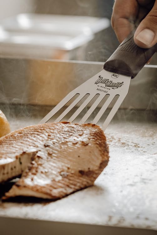 Mercer Culinary Hell's Handle Fish Turner/Spatula, 3 Inch x 6 Inch
