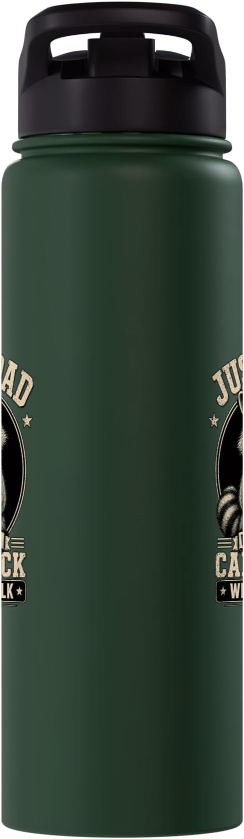 Just A Dad Who Always Came Back With The Milk Fathers Day Stainless Steel Insulated Water Bottle