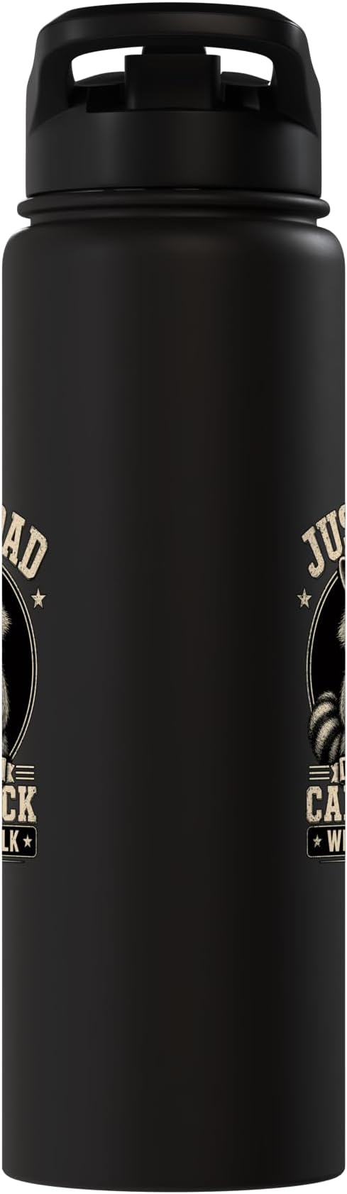Just A Dad Who Always Came Back With The Milk Fathers Day Stainless Steel Insulated Water Bottle