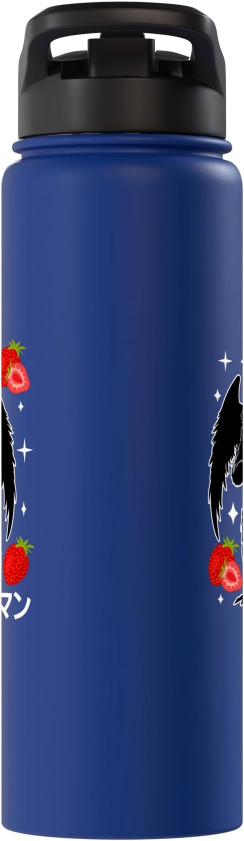 Mothman Kawaii Strawberry Milk Shake Carton Stainless Steel Insulated Water Bottle
