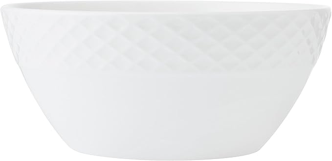 Mikasa Trellis Bone China Lightweight Chip Resistant 40 Piece Dinnerware Set, Service for 8
