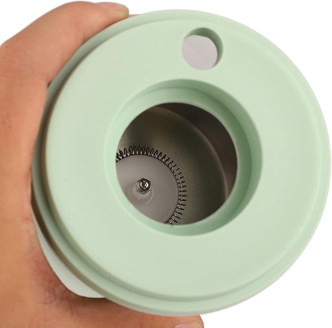 Milk Frother, 350ml Portable Electric Frother for Coffee, Automatic Milk Foamer for Latte Cappuccino Chocolate Milk Tea (Green)