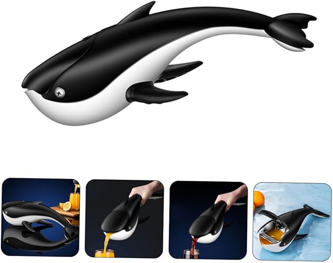 Manual Lemon Squeezer Whale Citrus Juicer Hand Juicer Easy Clean Portable